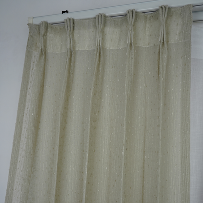 Sand Color Loop Sheer