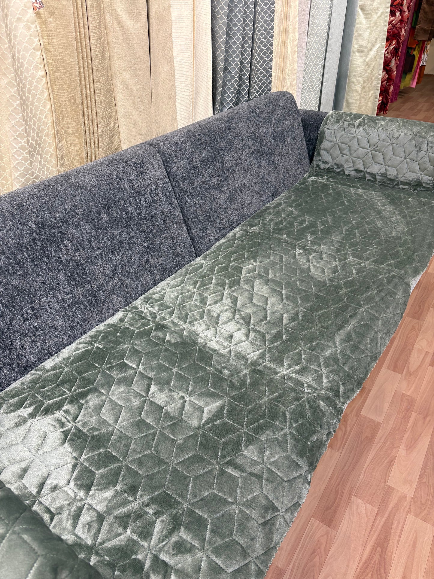 Crystal Fur Sofa Cover