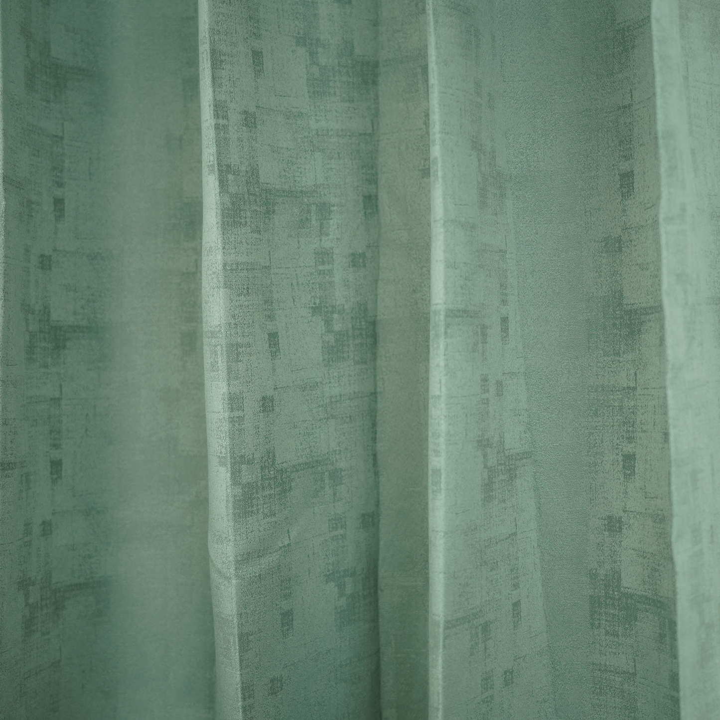 Turqouise Green Jacquard Texture 100% Blackout